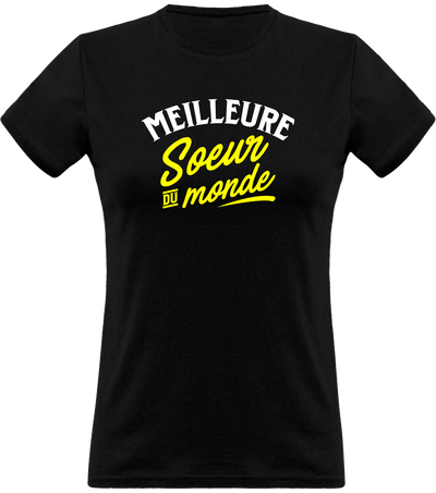 T shirt femme meilleure soeur