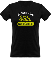 T shirt femme une tata qui déchire