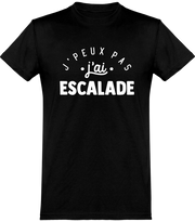  T shirt homme j'peux pas j'ai escalade