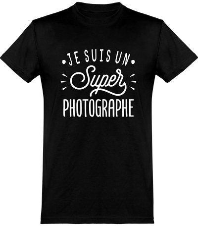  T shirt homme je suis un super photographe