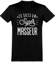  T shirt homme je suis un super masseur