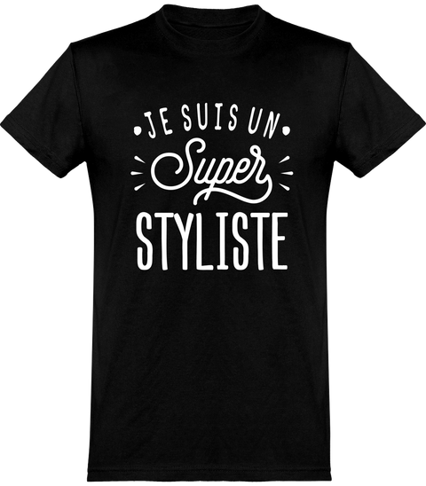  T shirt homme je suis un super styliste