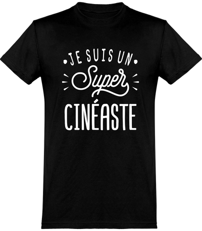  T shirt homme je suis un super cinéaste