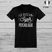  T shirt homme je suis un super psychologue