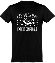  T shirt homme je suis un super expert comptable