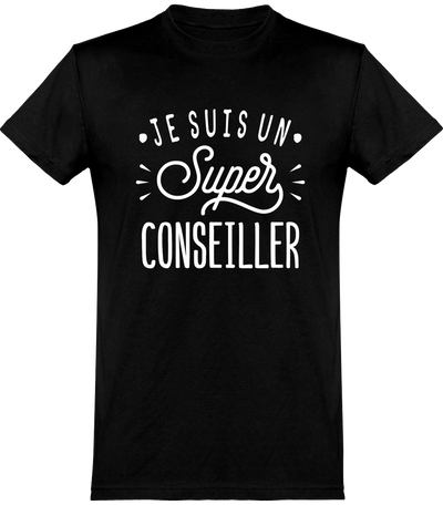  T shirt homme je suis un super conseiller