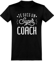  T shirt homme je suis un super coach