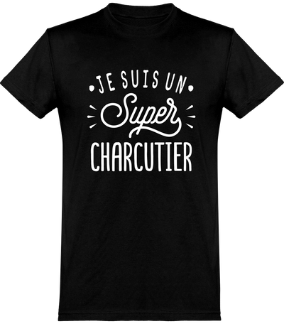  T shirt homme je suis un super charcutier