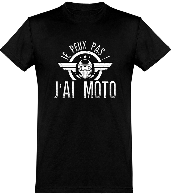  T shirt homme j'peux pas j'ai moto 2