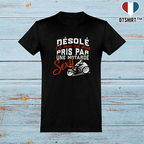  T shirt homme motard déjà pris