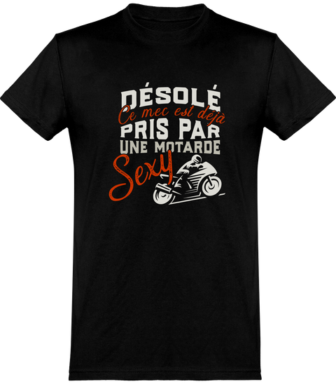  T shirt homme motard déjà pris