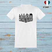  T shirt homme motard toujours