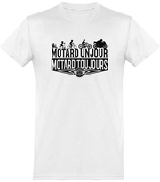  T shirt homme motard toujours