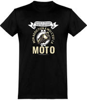  T shirt homme mon addiction la moto