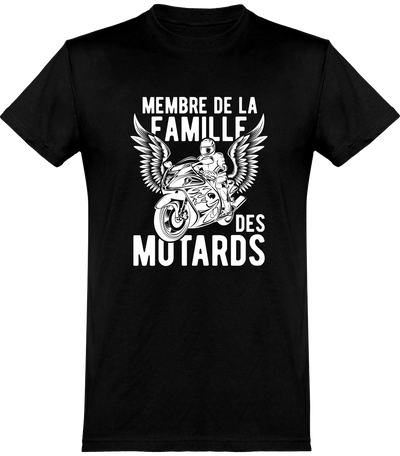  T shirt homme la famille des motards 2