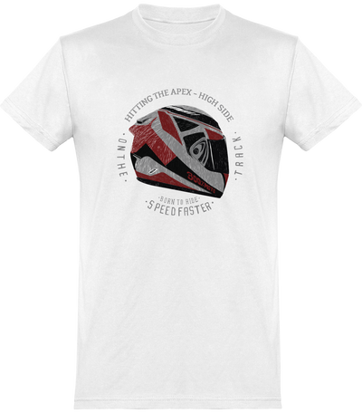  T shirt homme casque moto gp