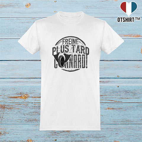  T shirt homme freine plus tard