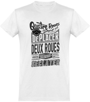  T shirt homme deux roues pour s'éclater