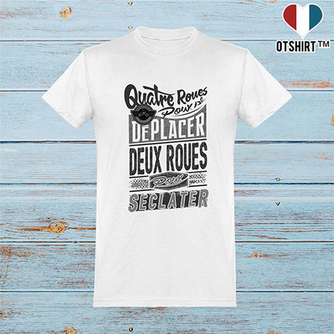  T shirt homme deux roues pour s'éclater