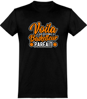  T shirt homme le basketteur parfait