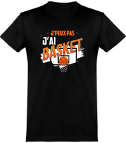  T shirt homme j'peux pas j'ai basket