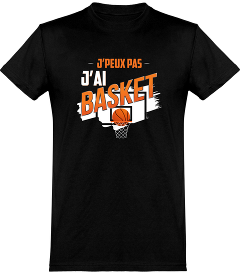  T shirt homme j'peux pas j'ai basket