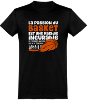  T shirt homme la passion du basket