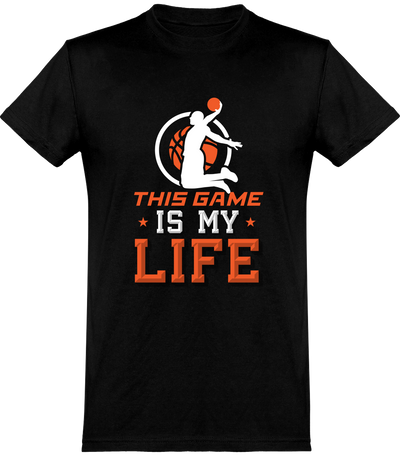  T shirt homme this game is my life