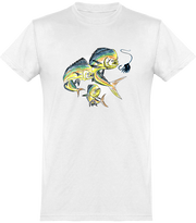  T shirt homme awesome fish