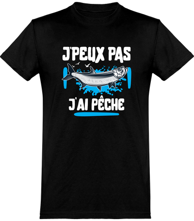  T shirt homme j'peux pas j'ai pêche