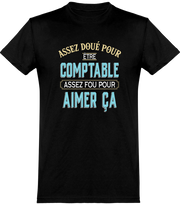  T shirt homme assez doué pour être comptable