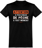  T shirt homme parler de pêche