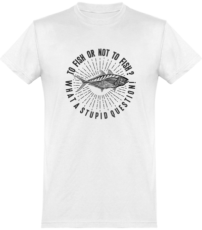  T shirt homme to fish or not to fish