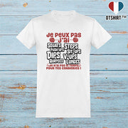  T shirt homme j'peux pas j'ai squats