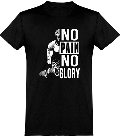  T shirt homme no pain no glory