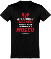  T shirt homme thérapie muscu