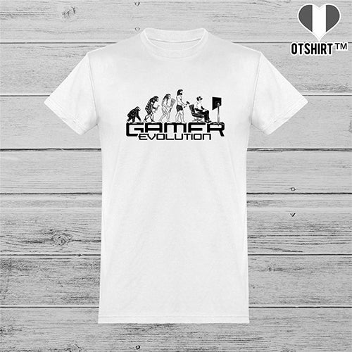 Cadeau homme T shirt homme gamer evolution – - Main Image
