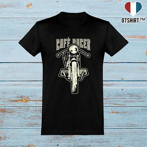  T shirt homme café racer