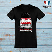  T shirt homme pas accro à mon ordi