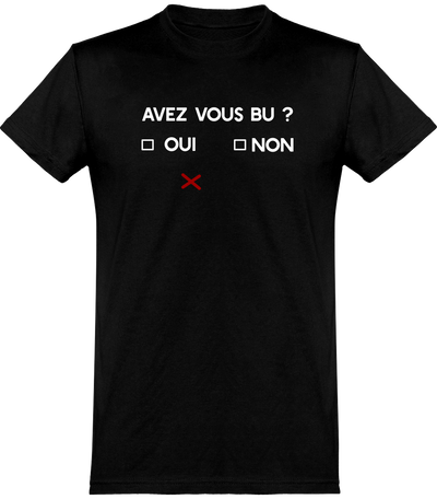  T shirt homme avez vous bu