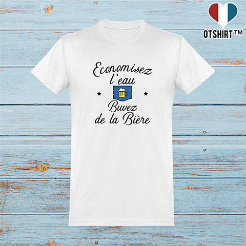  T shirt homme buvez de la bière
