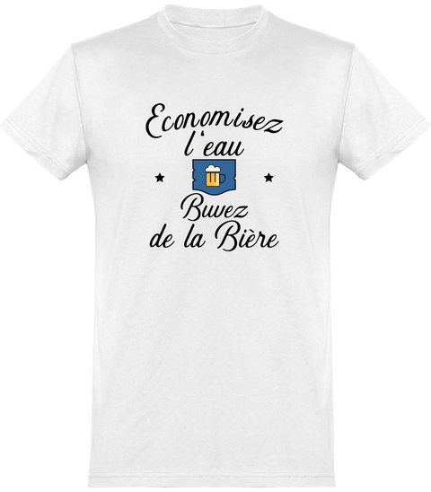  T shirt homme buvez de la bière