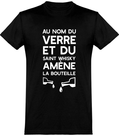  T shirt homme amène la bouteille