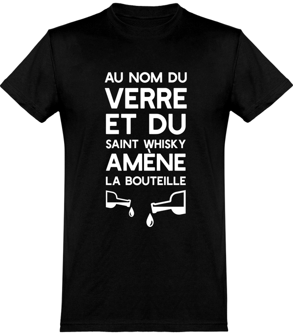  T shirt homme amène la bouteille
