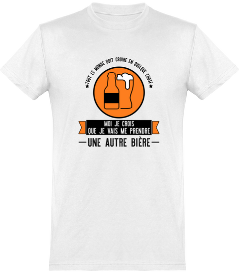  T shirt homme une autre bière
