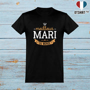  T shirt homme meilleur mari du monde 2