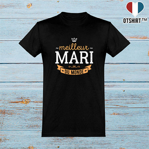  T shirt homme meilleur mari du monde 2