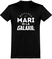  T shirt homme meilleur mari de la galaxie famille