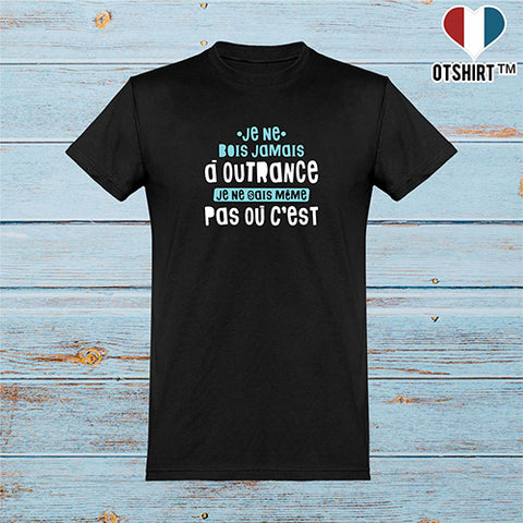  T shirt homme jamais à outrance
