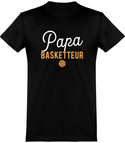  T shirt homme papa & basketteur